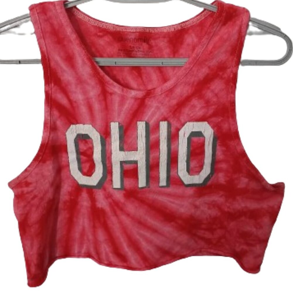 Ohio State Cropped Tank Size Small